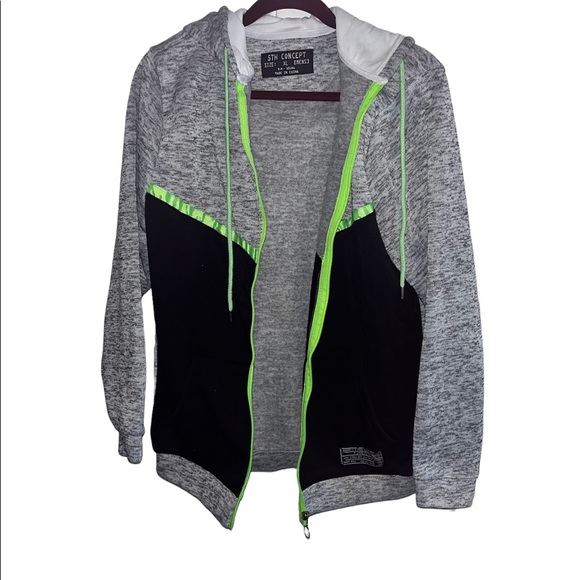 ๐ Mens fleece-lined, NWT, 5th concept zip front jacket - Picture 2 of 7